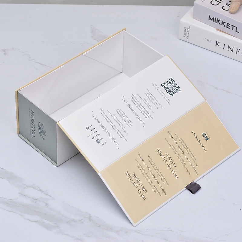 Manufacturer Custom Biodegradable Rigid Paper Box Liquor 2 Single Lafite Bottles Packaging Folding Wine Gift Box For Whisky
