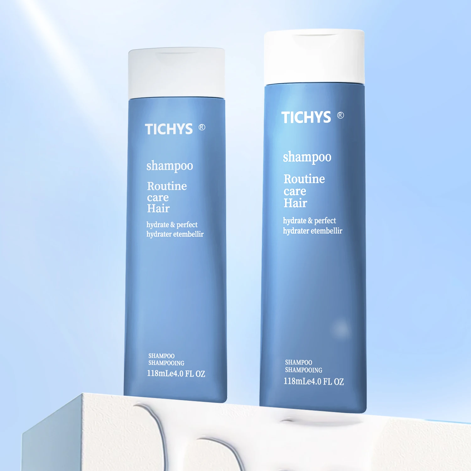 OEM organic shampoo is neutrally moisturizing and contains amino acids and vegan ingredients for perfect daily care