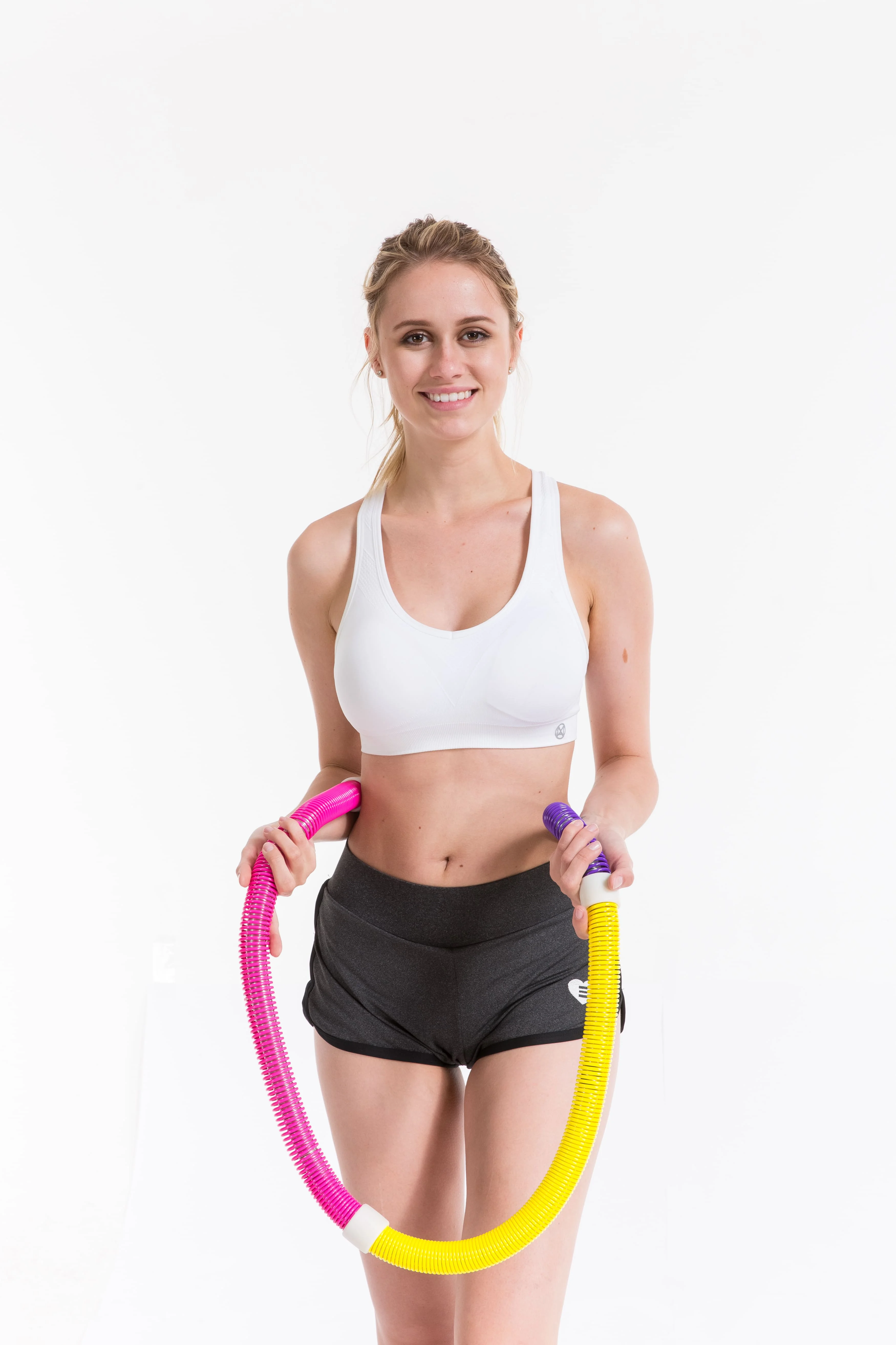 Adult Edelstahl Dance Hula Hoops Gymnastics Rubber-coated Spring Metal Hula Hoops Weighted