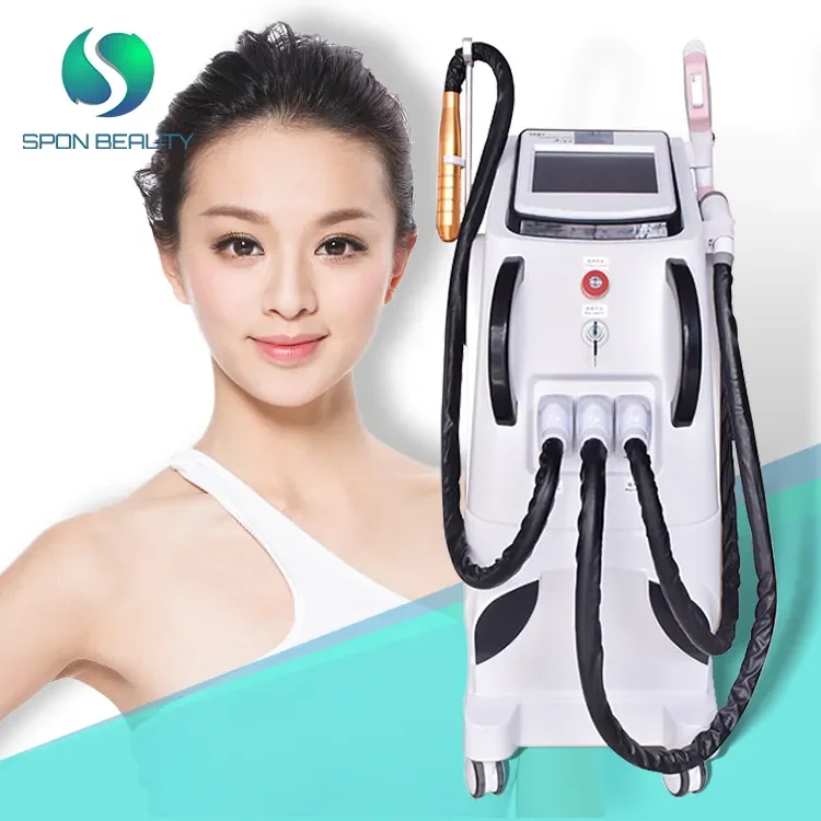 1IPL 360 Magneto / RF / Elight / ND Yag Laser for Black Carbon Wrist Skin Peeling Hair Removal and Tattoo Removal