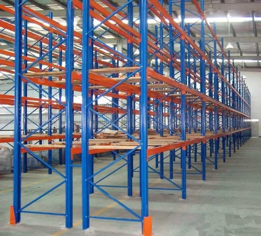 Industrial Heavy Duty Warehouse Storage Steel Pallet Stacking Rack Pallet Racking System Stock Shelf