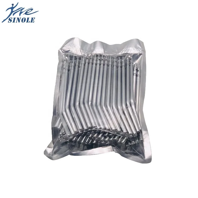 Dental  Chair Accessories 3 Way Syringe Tips Dental Syringe Nozzles Alloy Spray Tips Three Way Air Water Syringe