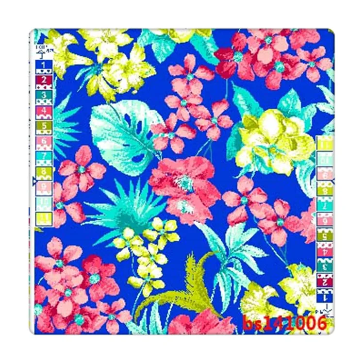 Hot Sale 30S Customizable 100% Viscose Printed Spun Rayon Challis Dress Fabric