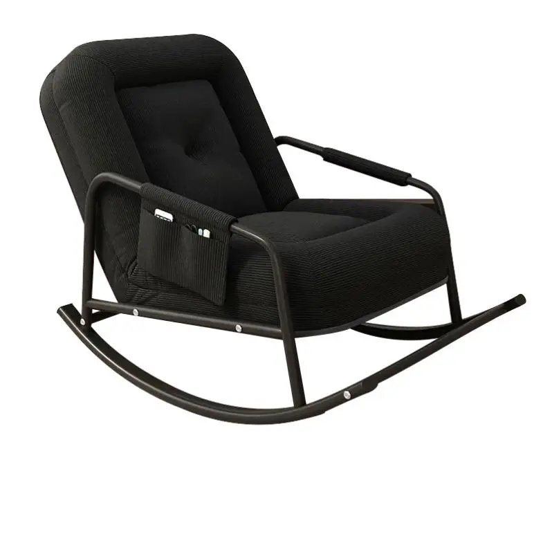 Home living room single lounge balcony leisure lazy sofa rocking chair modern living room rocking chair home garden Outdoor good