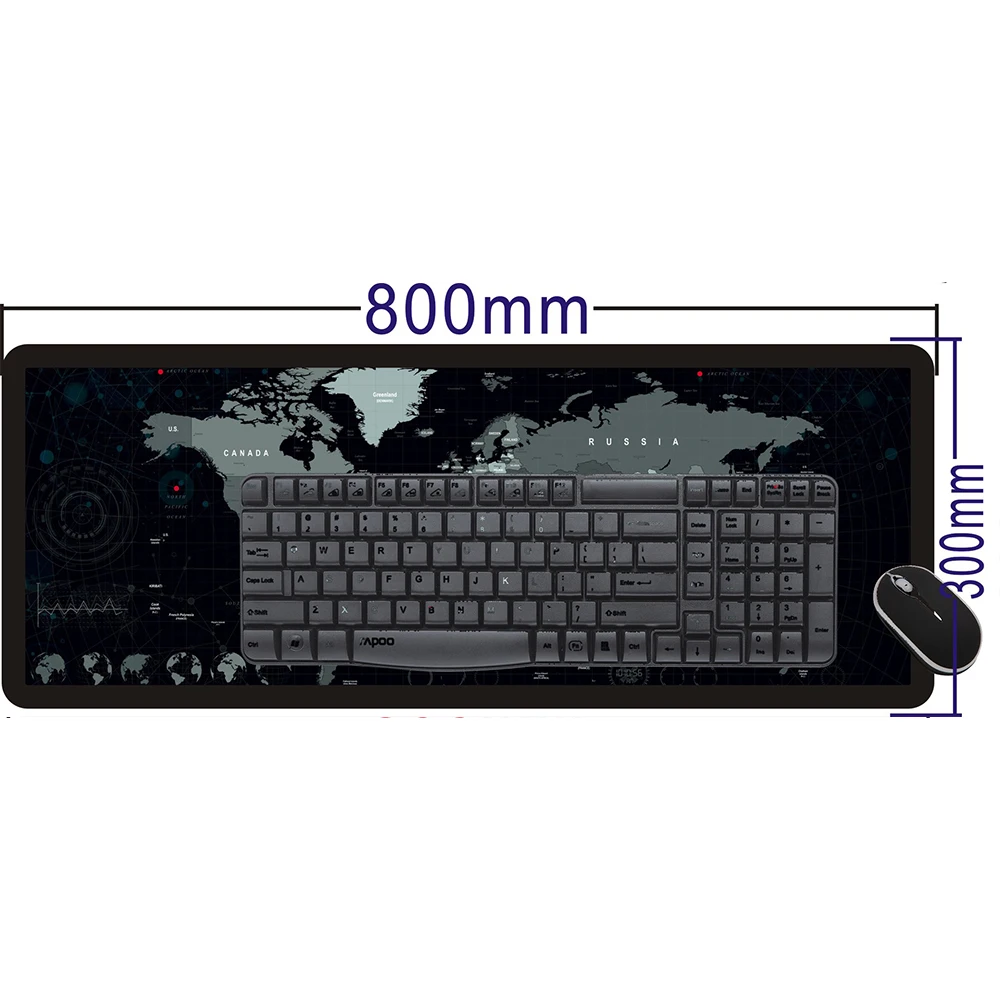 Оптовая продажа высокое качество большой игровой коврик для мыши 80 см x 30 Офисная Клавиатура водонепроницаемый