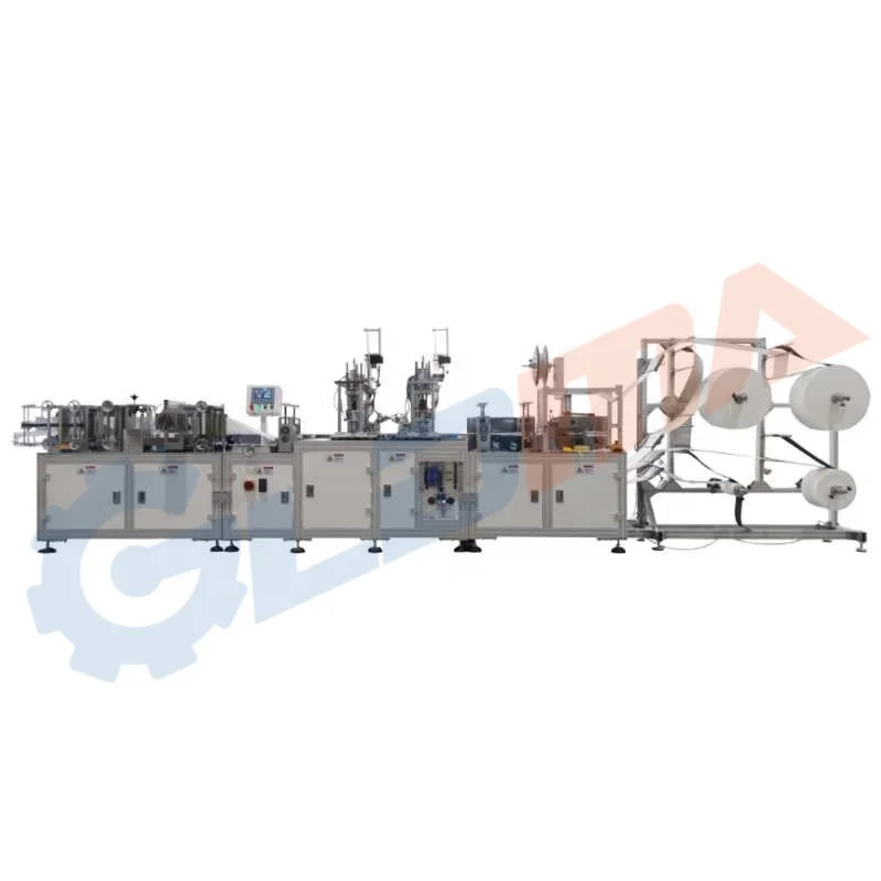 Fully Automatic Medical Respirator Face Mask Disposable Earloop N95 Face Mask Making Machine