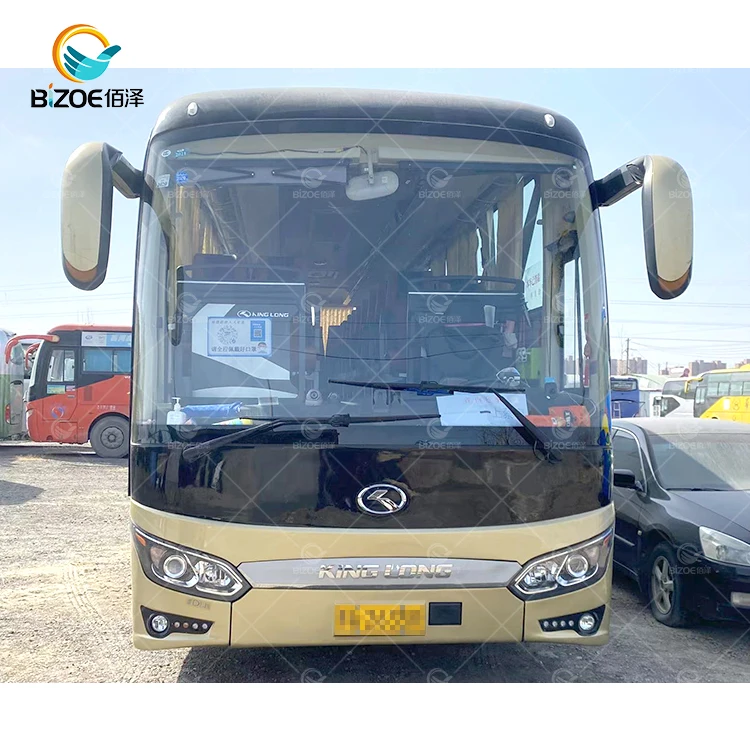 Diesel 35 Seater City Luxury Coach Bus De Luxe Front Engine RHD For Sale