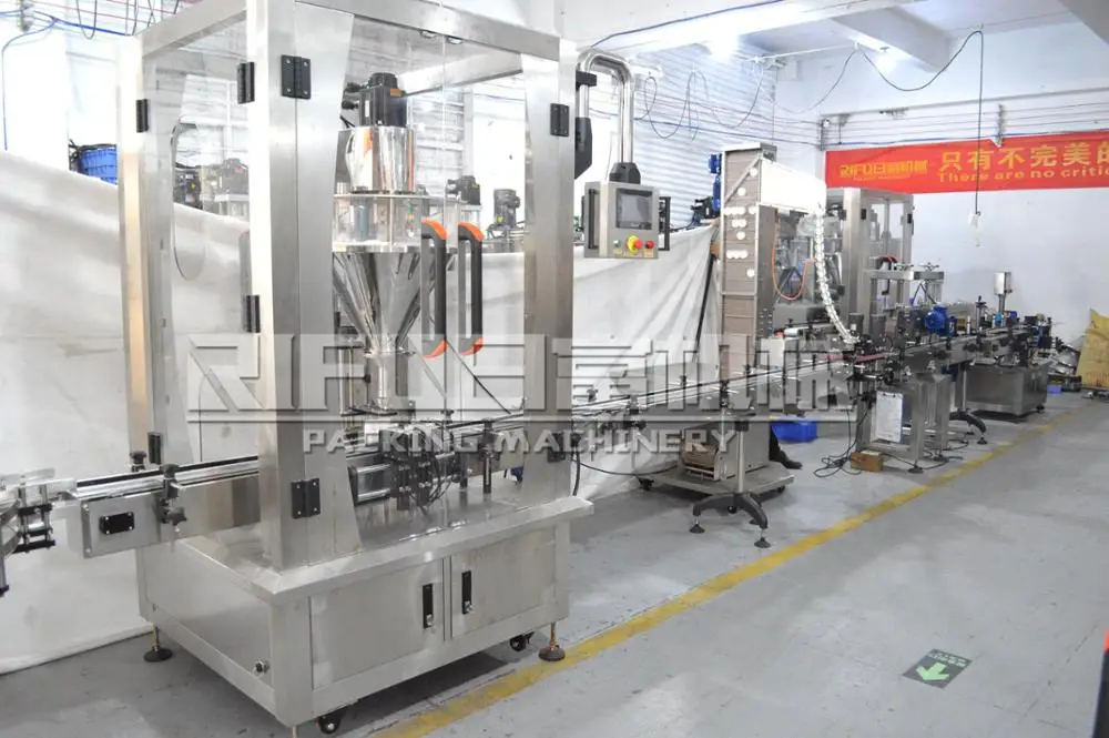 Powder filling machine production line, spices powder packing/automatic bottle filling machine