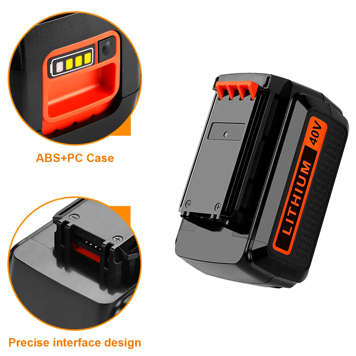 LBXR36 Lithium Battery Enclosure Nesting Protection Board PCB for Black Decker 40V Power Tools shell BMS