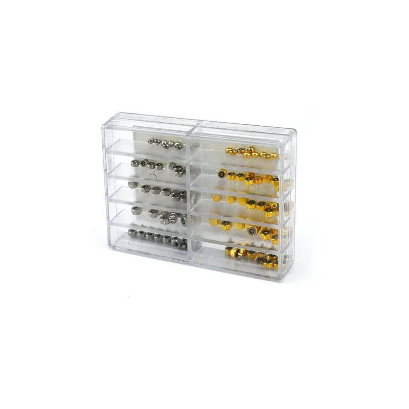 Assorted Watch Crown Parts Replacement Accessories Watch Repairing Tool Kit for Watchmakers and Watch Repairers