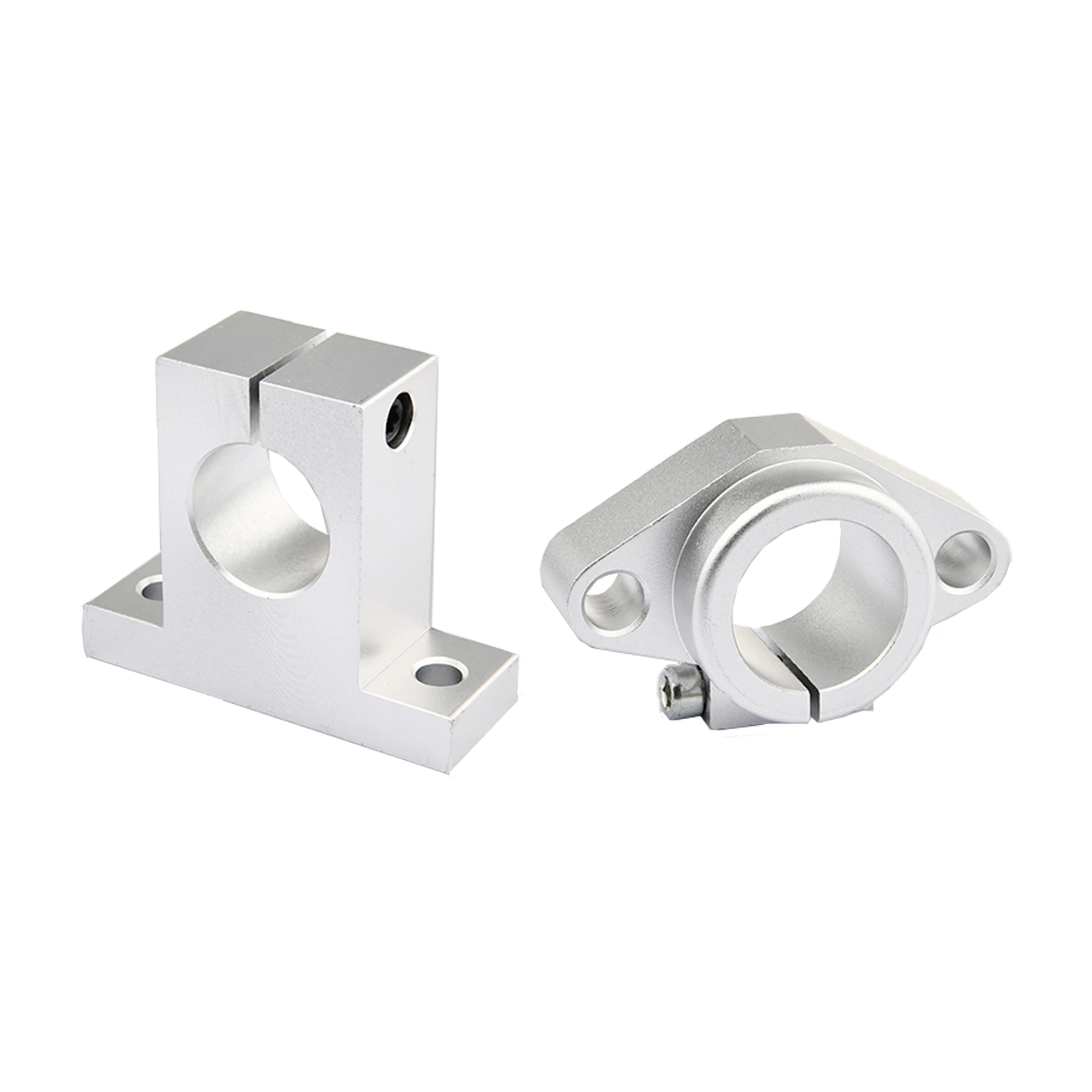 Optical axis support seat aluminum bracket rhombus horizontal fixed seat guide bar seat SHF16/20/25/30