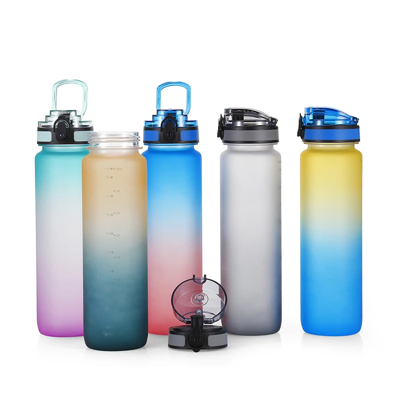 Heat Transfer Wide Mouth Drink BPA Free Contigo Bodybuilding Plastic Tritan Sports Water Bottle