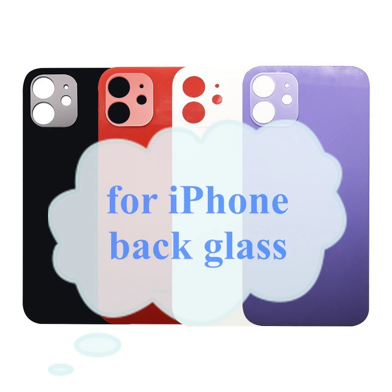Oem для iphone задней панели запасная часть с логотипом 13/12/11/pro/max/xs max/xr/xs/x задняя крышка из закаленного