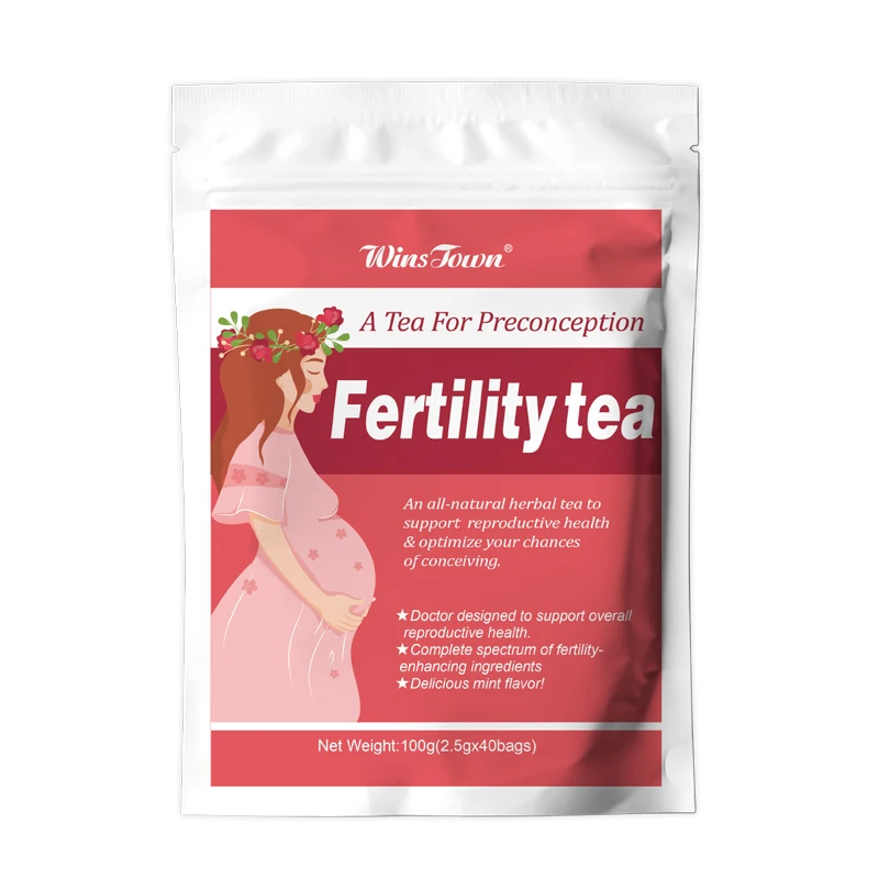 Private Label Female fertility tea detox for pregnancy womb toxins women fibroid herbal Fertil tea warm Female Fertility Tea