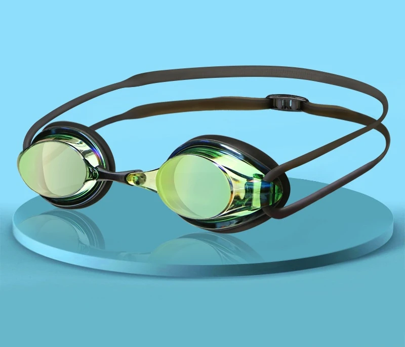 Prescription Swimming Goggles Transparent Universal Myopia Anti-fog Silicone Professional Competition Children Adult for Kids Hd