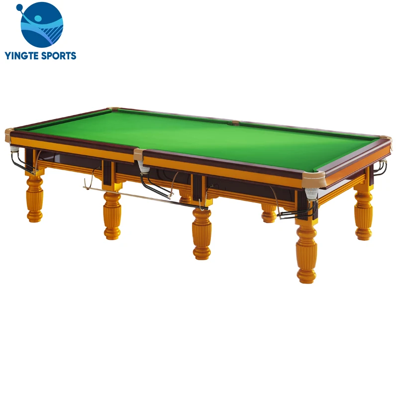 International standard size cheapest 8ft 9ft 12 ft Chinese 6811 cloth slate snooker billiard table on sale