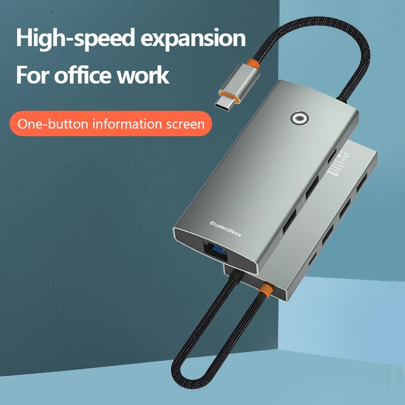 Factory Acasi Av Multiport Adapter Converter In 1 Usb C Hub 6 In1 Docking Station