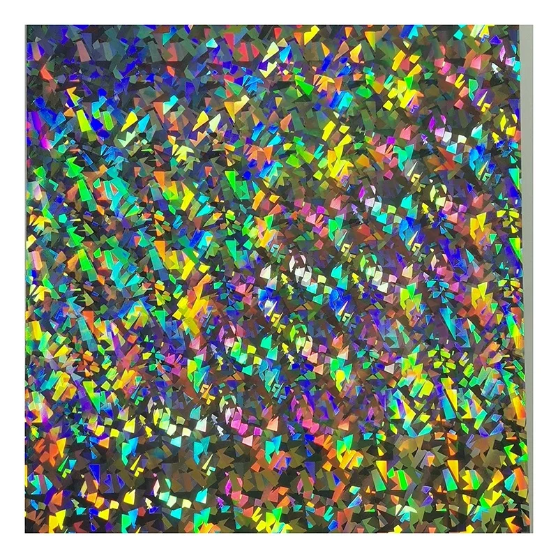 New listing circles pattern good quality holographic PET partial new laser hot stamping foil seamless textile decorative film