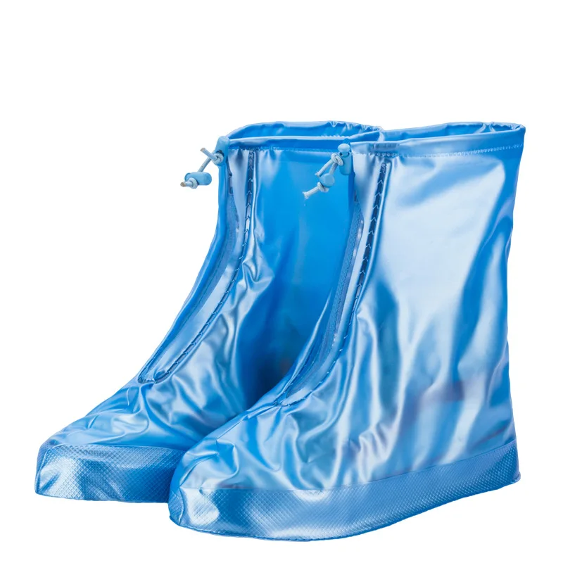 Manufacturers wholesale printing waterproof plastic shoe covers can be reused non-slip shoe covers