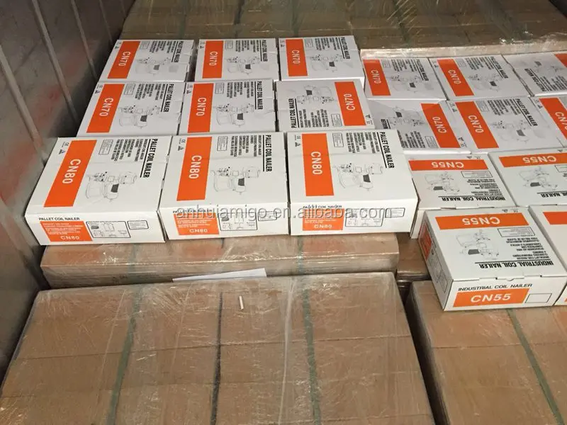 Pneumatic pistola coil nailer CN55, CN70, CN80, CN90, CN100