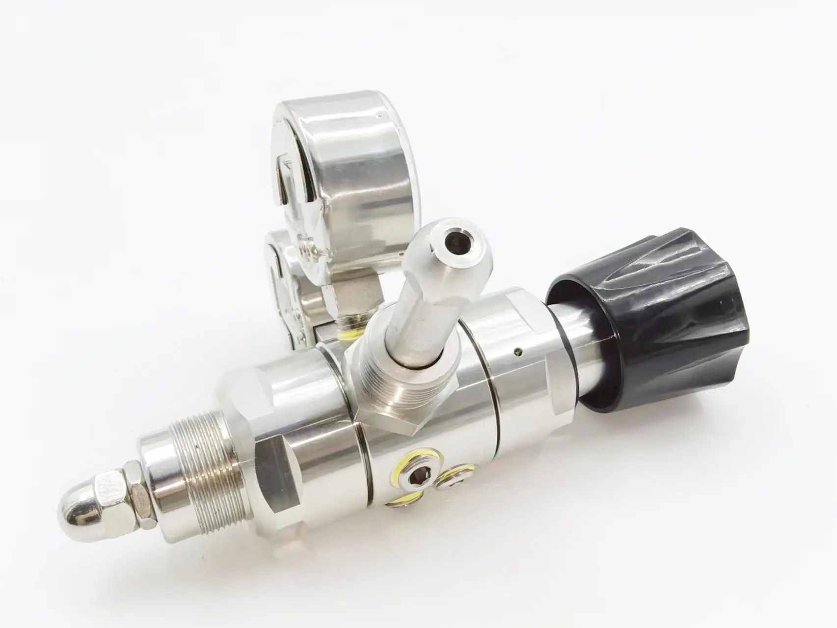 AFKLOK Manual Two-Stage Pressure Regulator High Pressure High Temperature Reducer Diaphragm Design for General O2 Application