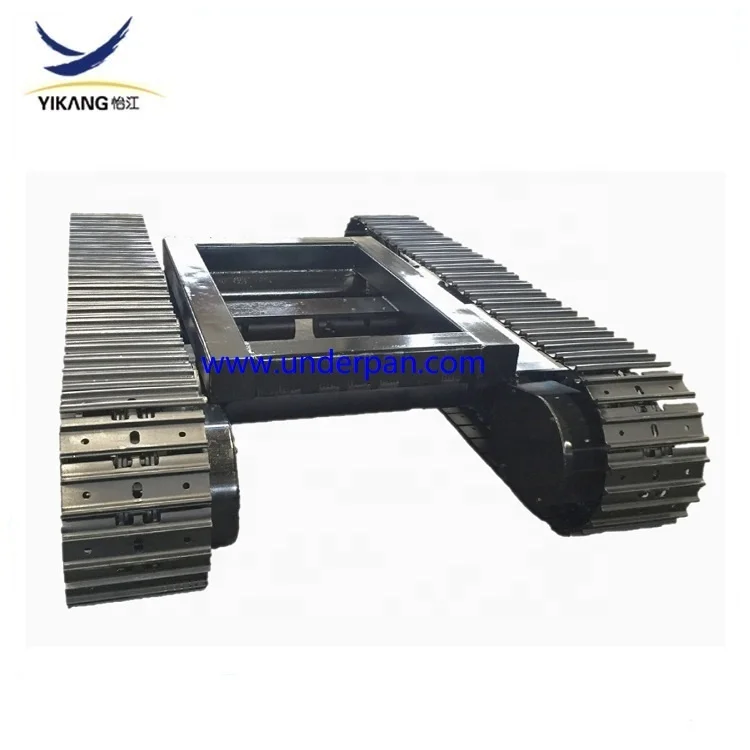 China manufacture 700kg steel track undercarriage with expansion link for mini hydraulic excavator drilling rig crawler chassis
