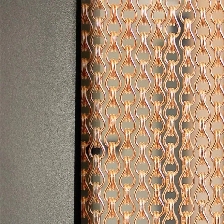 Aluminum chain Curtain for beauty salon dividing