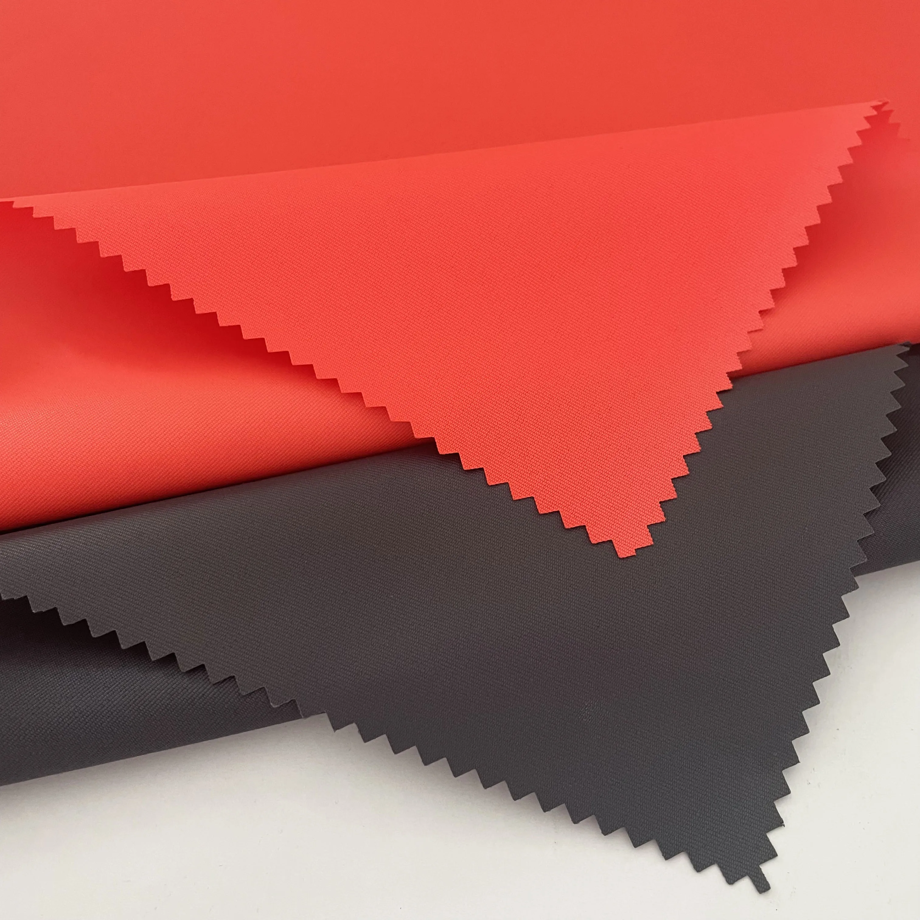 PU coated 320D full dull PU membrane waterproof polyester taslan woven fabric used for winter pants and trousers