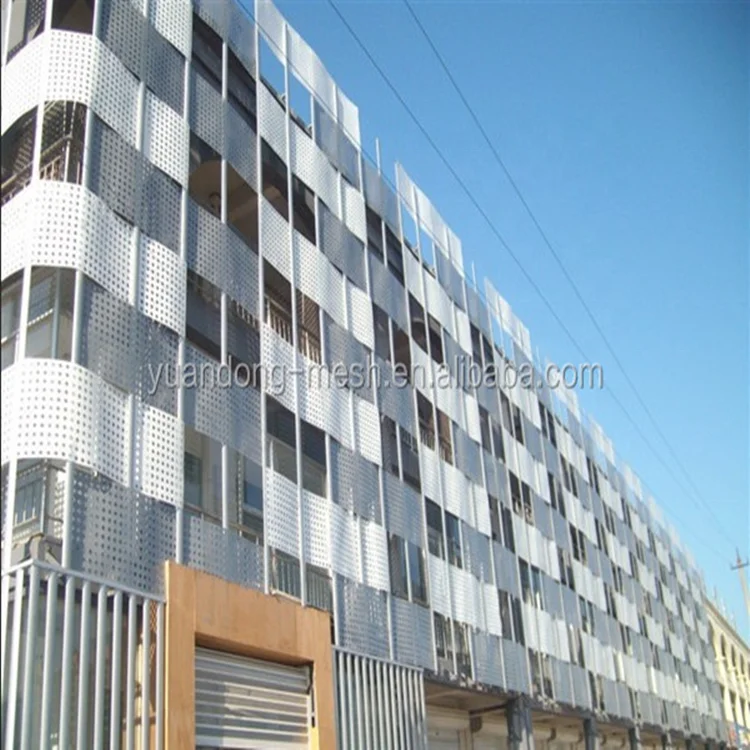 decorative aluminum sheet perforated metal facades