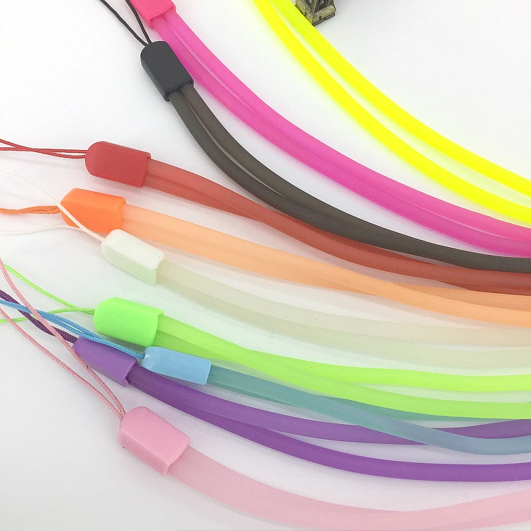 Оптовая продажа, акция, короткий закругленный светящийся неоновый шнурок numiniouse из ПВХ для сотового телефона, держатель для телефона, доступен образец
