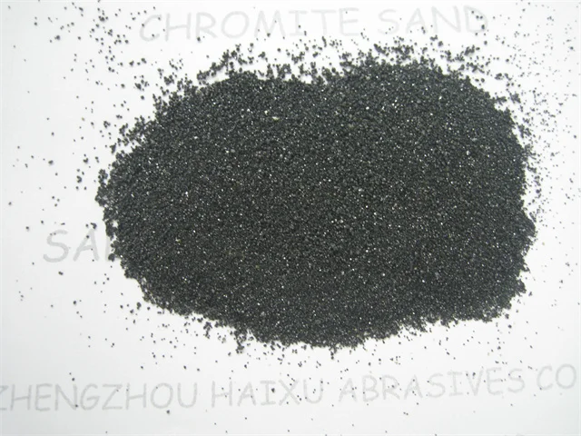 Haixu Abrasives Premium Grade Chrome Ore Bulk Wholesale Chromite Sand buy chromite ore