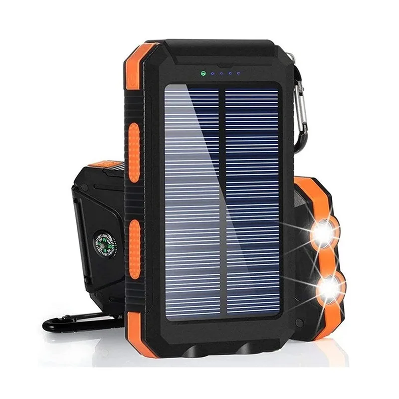 50000Mah Outdoor Wireless Solar Panel Charger Powerbank Trending Mobile Phone Fast Charging Waterproof Solar Power Bank