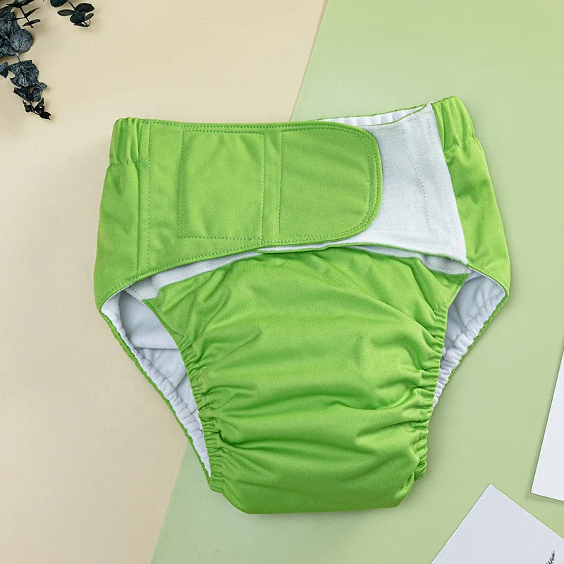 ohbabyka Reusable Absorbent Ecological Waterproof Adult Nappy bamboo adult diaper