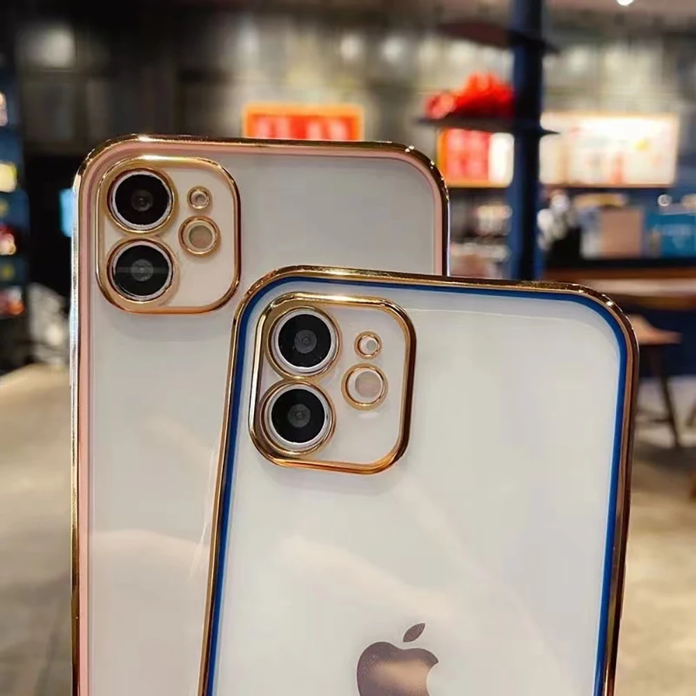 Low MOQ For Oneplus nord CE 2 case plating cell phone case in stock soft TPU electroplating phone cover for Oneplus Nord