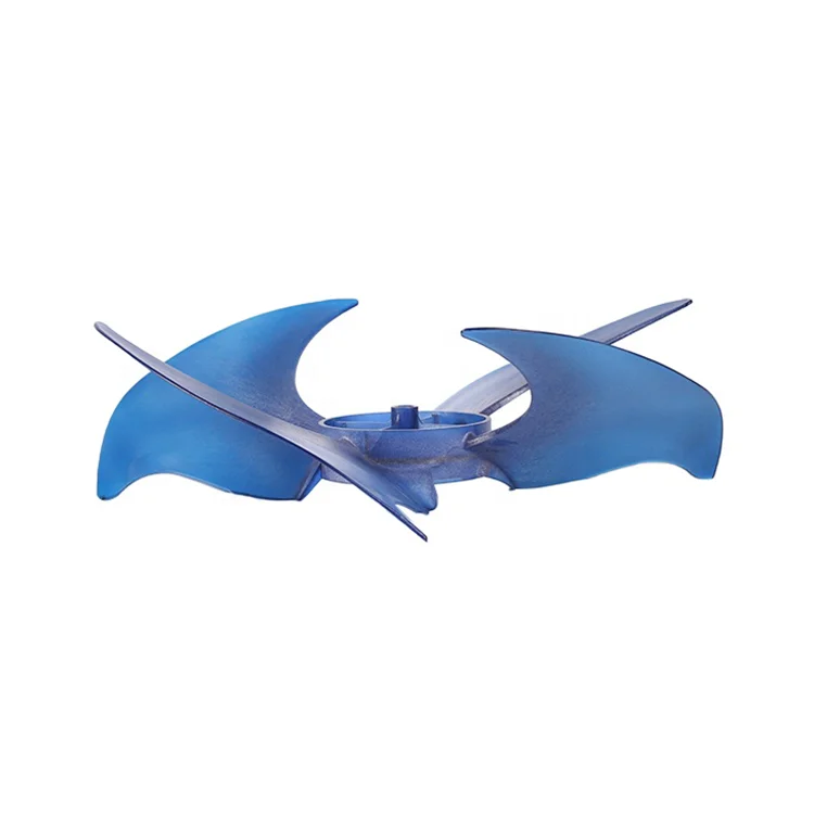 New arrival high quality 3 blades plastic axial fan blade  impeller with shaft