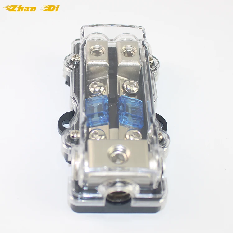 OPEN 60A 80A 100A Auto Car Stereo Audio Solar Energy Circuit Breaker Reset Fuse RV Fuse 12V 24V Protective Fuse Holder