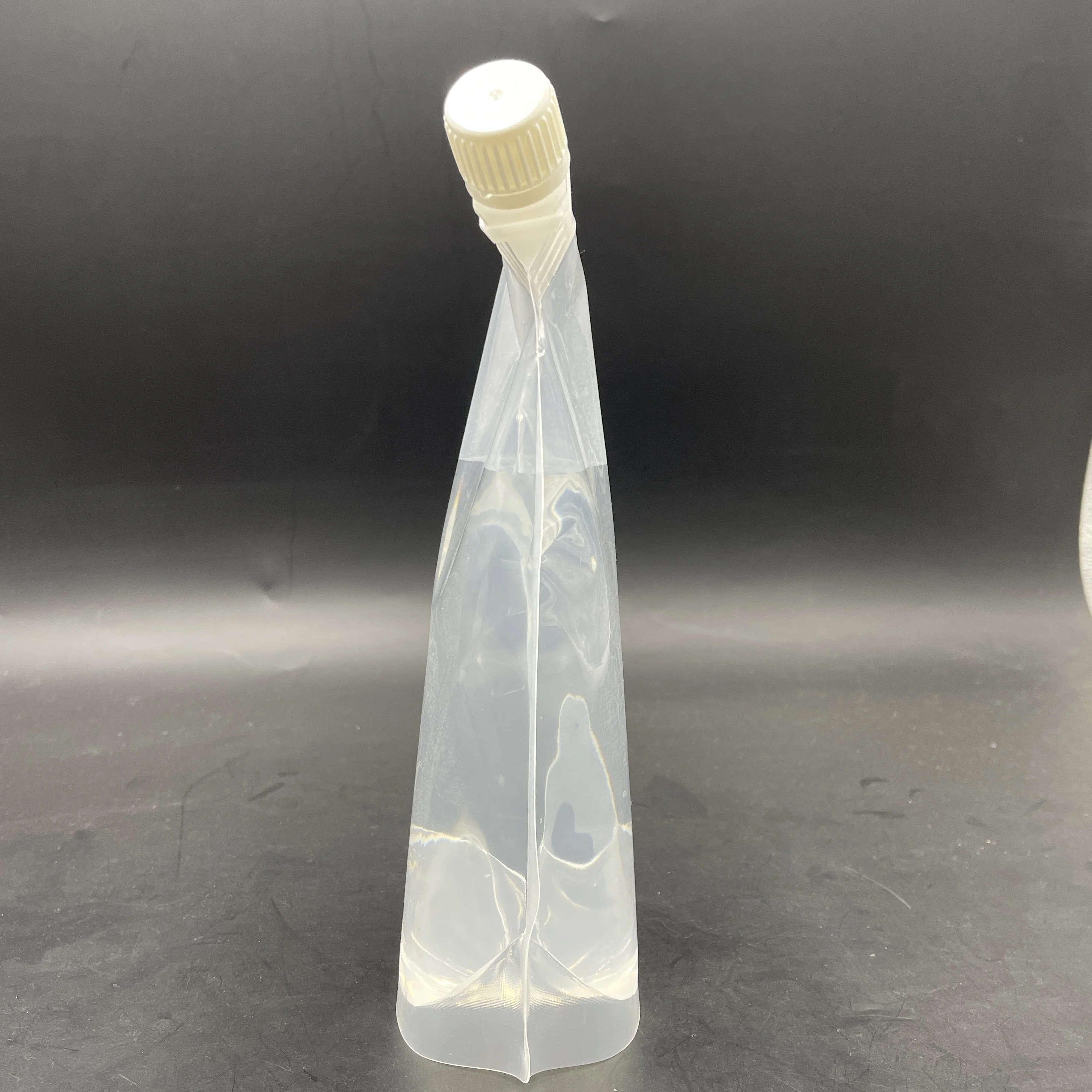 OEM HQ PACK 500mL Custom Portable Transparent Spout Pouch Bag for Liquid Water