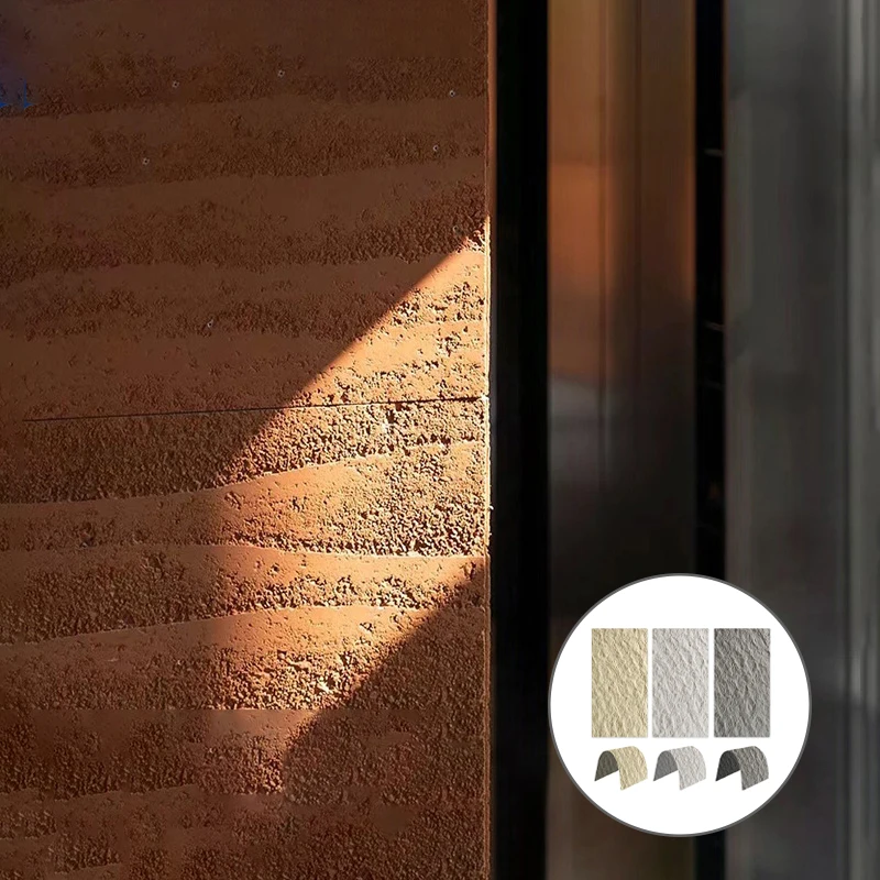 Polished Full Body Wall Tiles With Hole Design Stone Flexible Cladding Stone For Exterior Wall