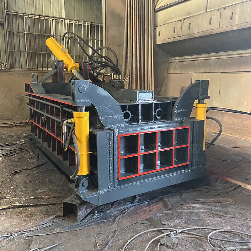 Scrap Metal Baler Compression Cast Iron Scrap Hydraulic Baling Press Machine Press Nonferrous Metal Compactor