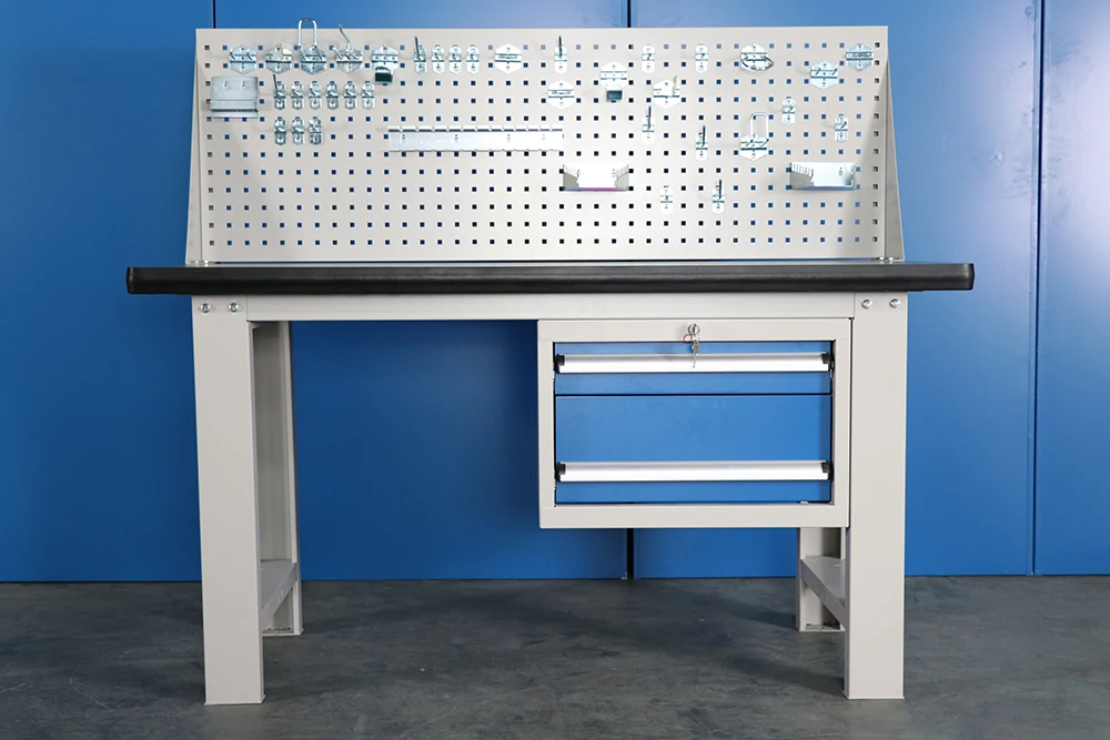 Custom Size Industrial Professional Table Technician Adjustable Heavy Duty Workbench Drawer