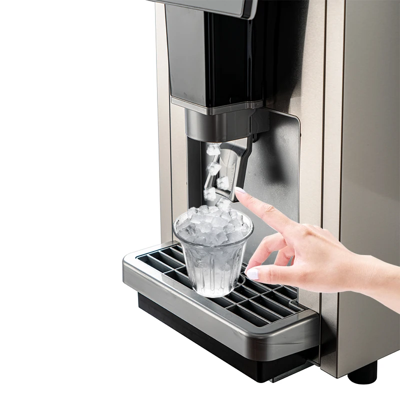 Professional Ice Maker With Cold  Water Coffee Shops Tea Shop 24h /220V