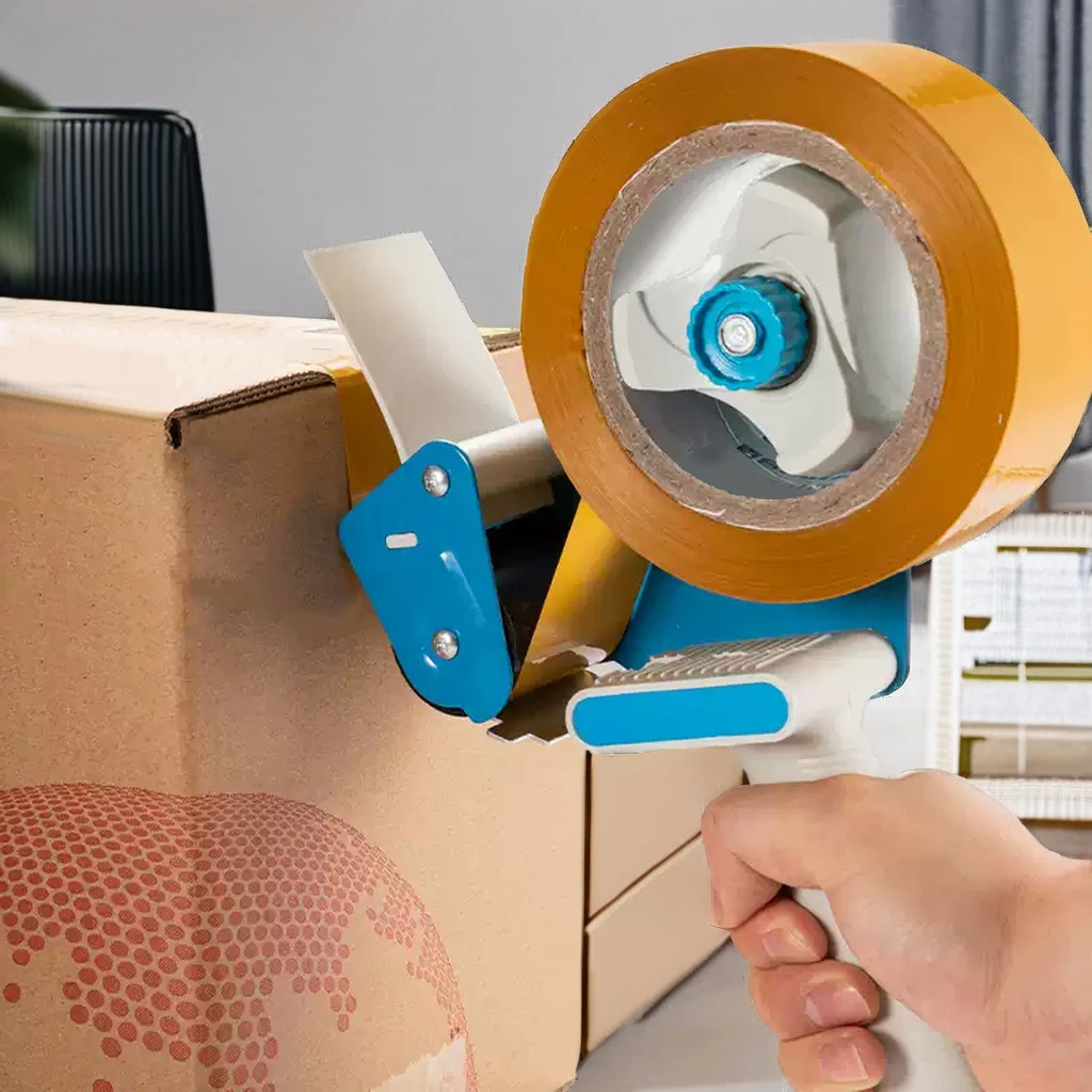 HEAVY-DUTY HANDHELD PACKAGING TAPE GUN