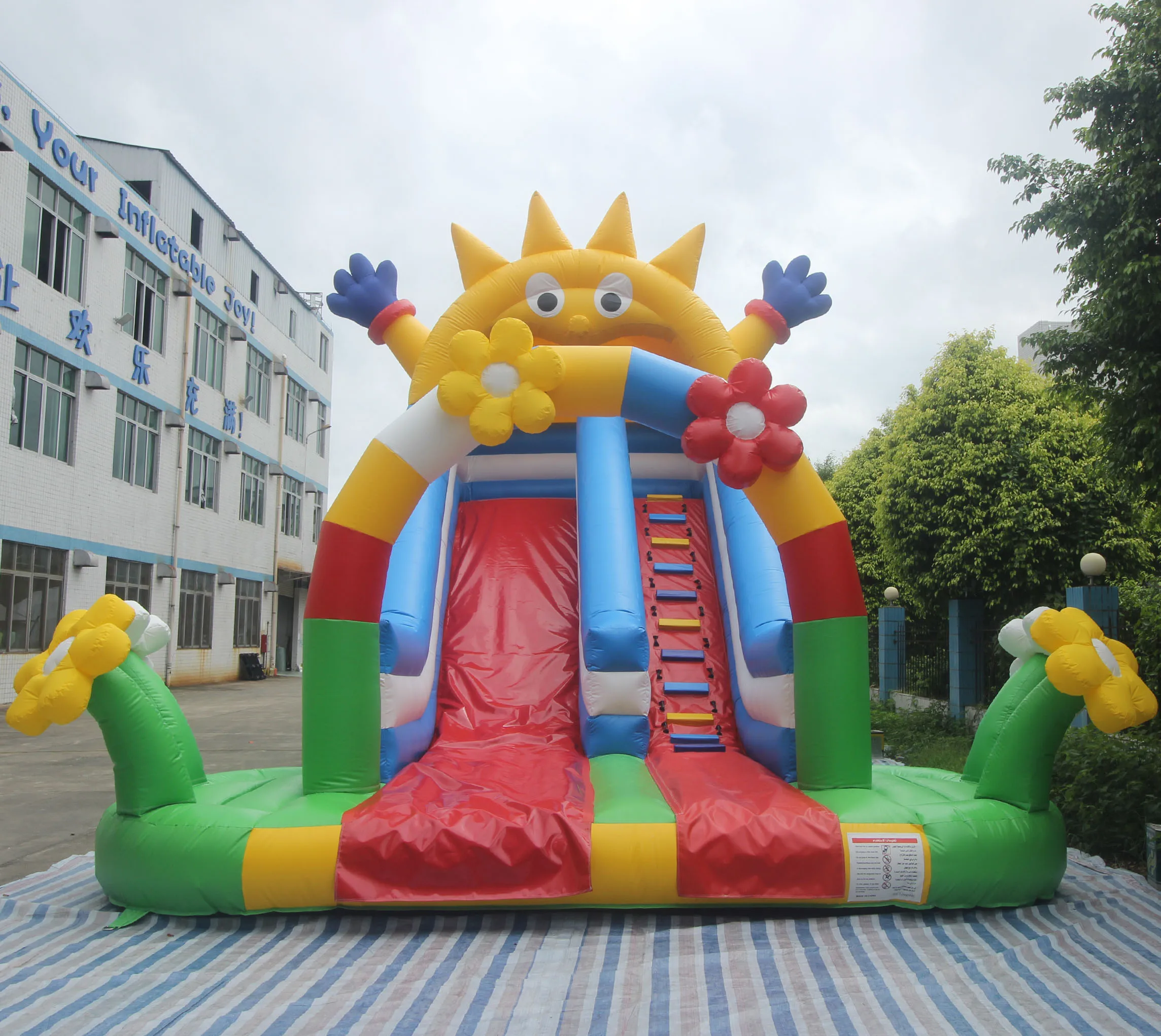 
Custom Mega PVC 15ft 17ft 18ft 22 ft 30 ft Inflatable Playground Water Slides Children Giant Inflatable Slide For Sale 