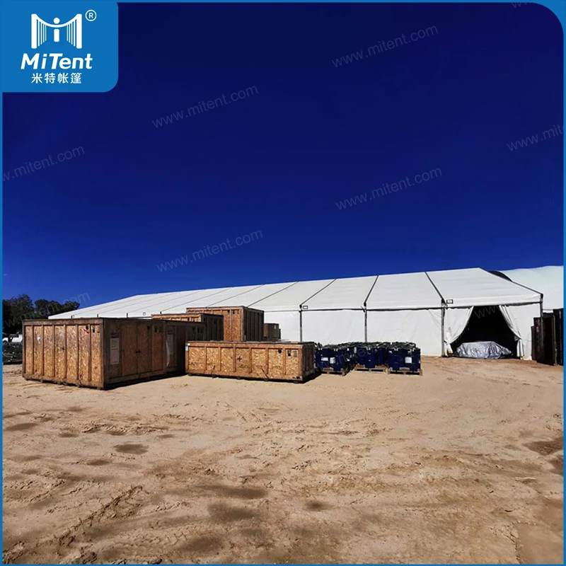 20x40m Waterproof Storage Tent Big Outdoor Warehouse Tents for Worshop Application