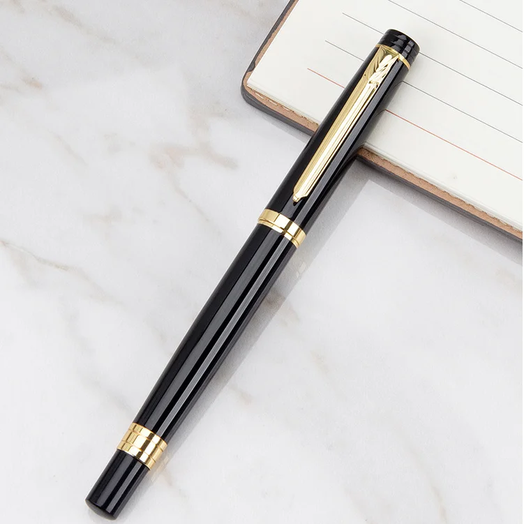 Good Selling 05 Mm Personalised Pen Gift Luxury NO Pen And Box Gift Black Pens Gift