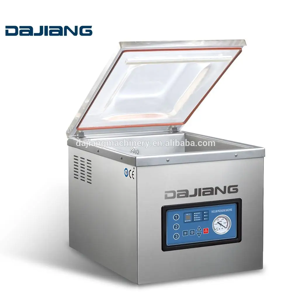 DZ-350MS DAJIANG Table Top Vacuum Packaging Machine Bag Fresh Vegetable Food Cover Small Packing Machine Automatic Plastic Pump