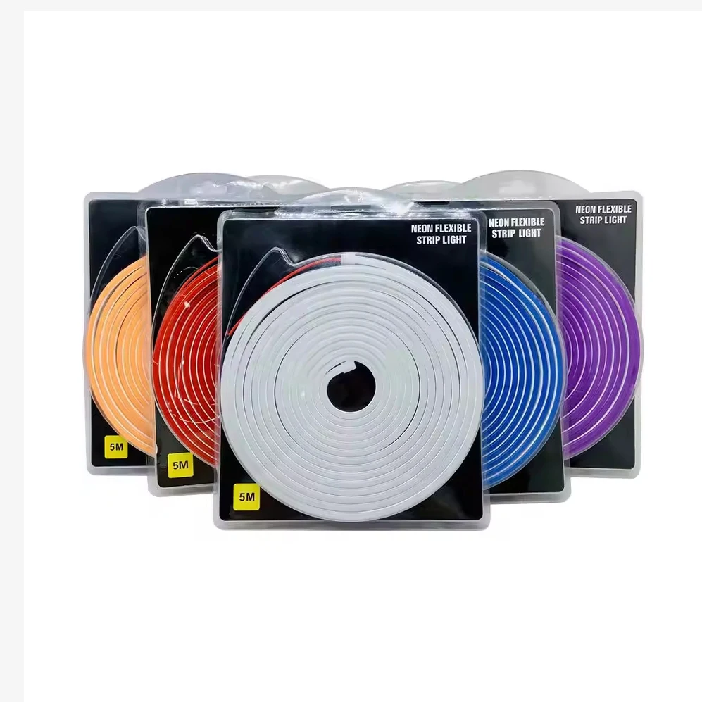 Custom Neon Sign Light Led Strip 12V 24V 110V Lights Car Sexy Nails Logo Flexible Rgb Led Neon Flex Strip Light 220V Neon flex