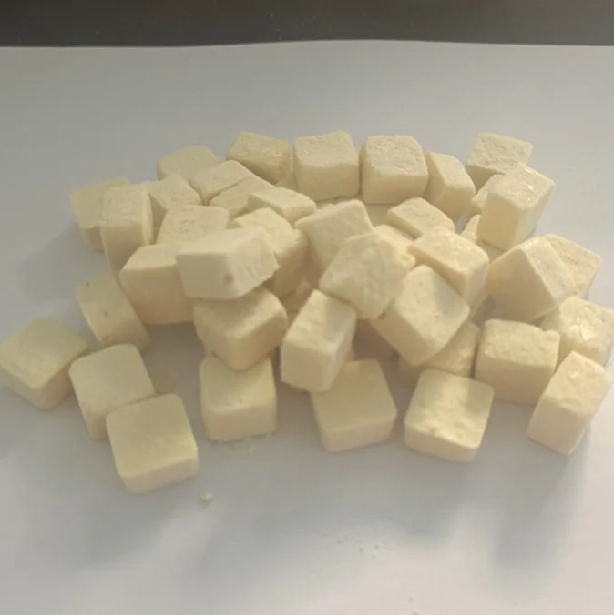 Замороженные сушеные кубики тофу фасоли для лакомств домашних животных