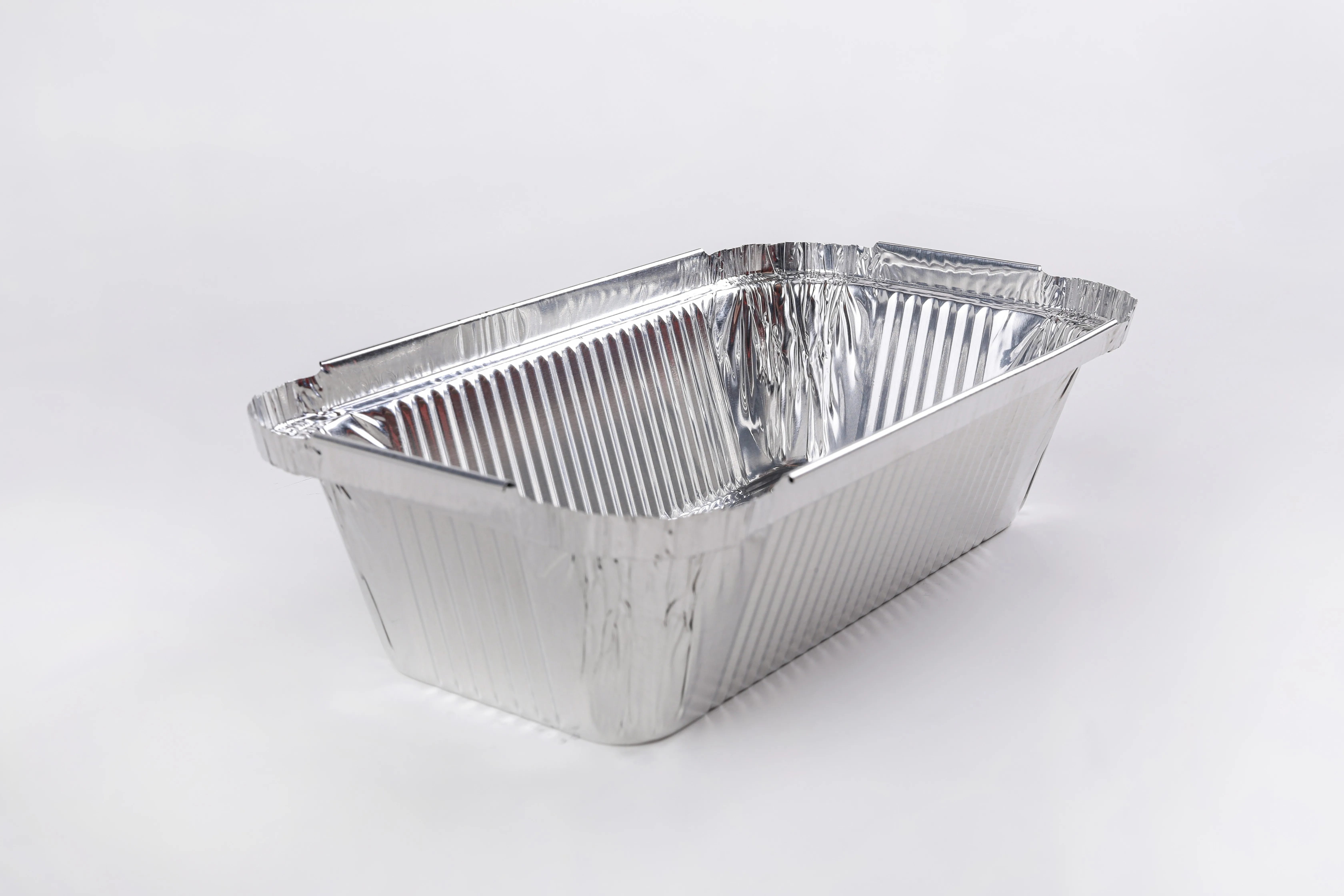 Rectangle Disposable Food Packaging Aluminium Foil Containers Tray