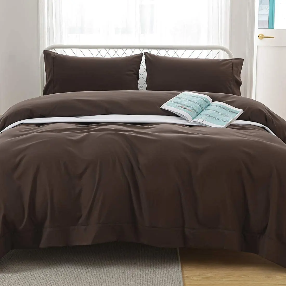 100% Double Brushed Microfiber  Bed Sheets Set Brushed Microfiber 6 Piece  Bedding - Shrinkage & Fade Resistant - yellow